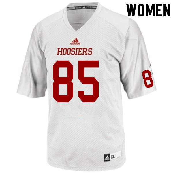Women #85 Khameron Taylor Indiana Hoosiers College Football Jerseys Sale-White - Click Image to Close